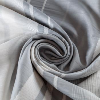 Тюль жаккардовый Т328-01-49 молочно-серый