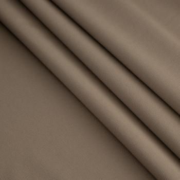 Ткань плащевая стрейч 042-20787 коричневый хаки однотонный