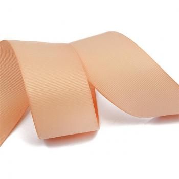 Лента репсовая Ideal в рубчик 38 мм 38-813 пудровый