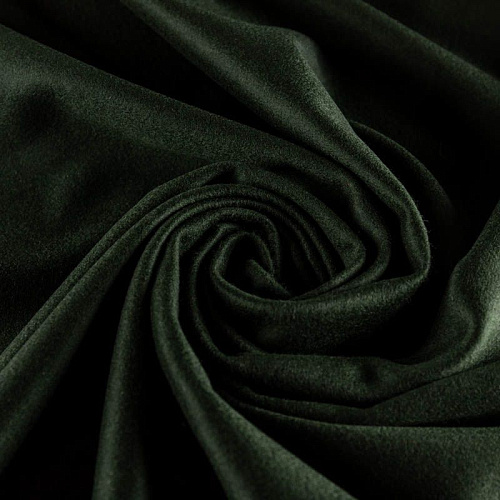 Ткань пальтовая К31-194 хвойный зеленый однотонный