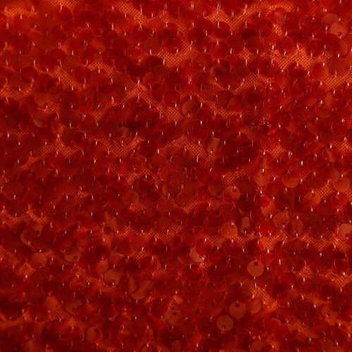 Пайетки на сетке 055-05750 красная икра однотонный