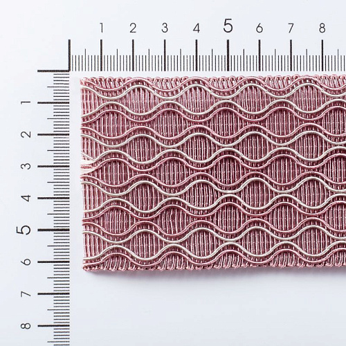Бордюр жаккардовый 6 см 0000-357-104-009 розовый 