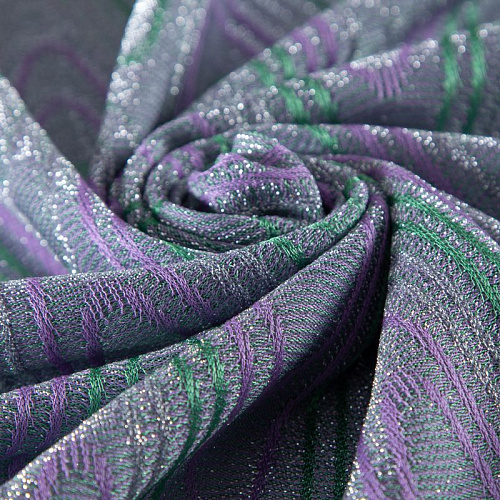 Трикотаж Missoni 056-20137 серебристый мультиколор