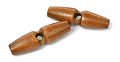 Пуговица деревянная 95L-60 мм BT-WD-069 коричневый