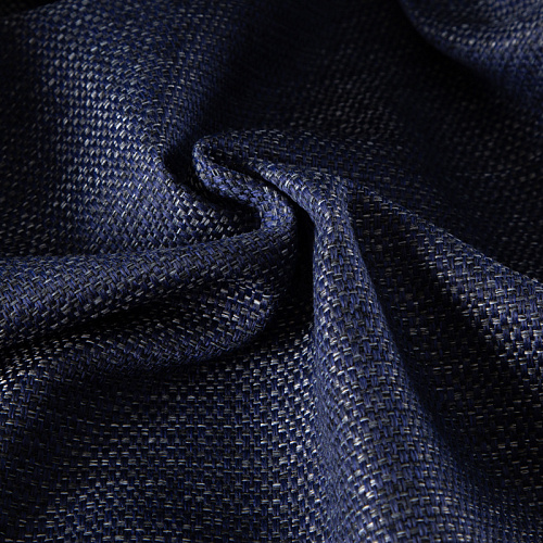Ткань мебельная рогожка 22-02-21034 темно-синий