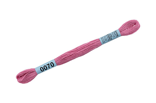 Нитки для вышивания Gamma мулине 8 м 0070 розовый