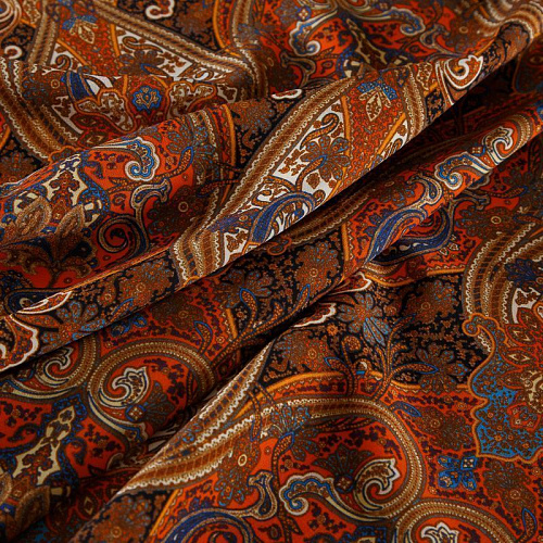 Шерсть плательная Etro 066-19123 корица принтованный