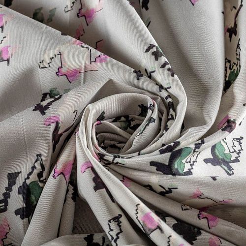 Репс К13-870 светло-серый принтованный