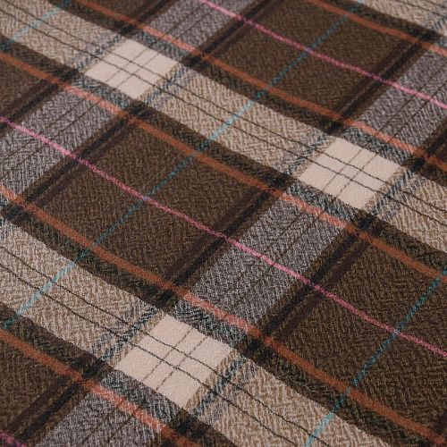 Шерсть 066-12104 коричневый принтованный